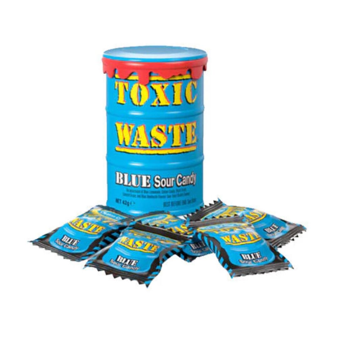 Toxic Waste Sour Candy Drum Blue (12 x 42g)